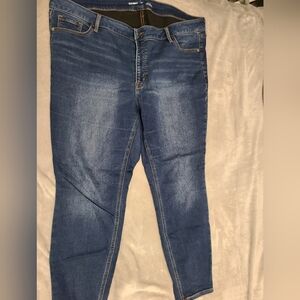 Old Navy high-Rise Rockstar Super Skinny Secret Slim pockets. Sz 22